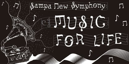 Sampa New Symphony Font Poster 1