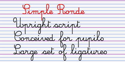 Simple Ronde Font Poster 2