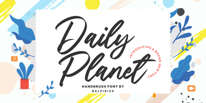Daily Planet Font Poster 1