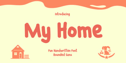 My Home Font Poster 1