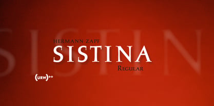 Sistina Font Poster 1