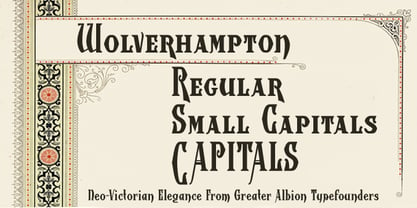 Wolverhampton Font Poster 1