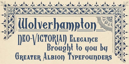 Wolverhampton Font Poster 4