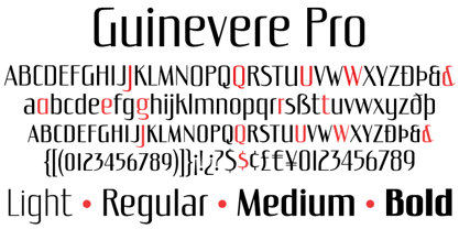 Guinevere Pro Font Poster 2
