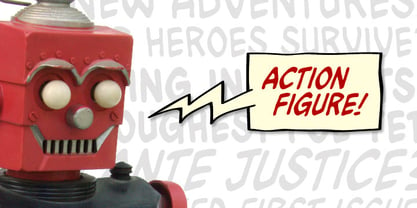 Action Figure BB Font Poster 1