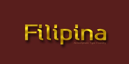 Filipina Font Poster 11