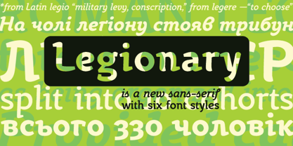 Legionary Font Poster 1