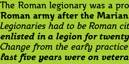 Legionary Font Poster 3