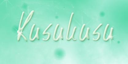 Kusukusu Font Poster 2