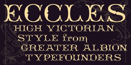 Eccles Font Poster 5