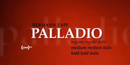 Palladio Font Poster 1