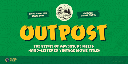 PM Outpost Font Poster 1