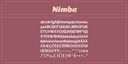 Nimba Font Poster 6