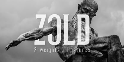 Zold Font Poster 1