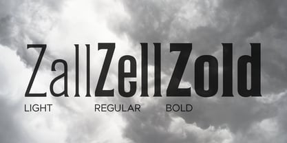 Zold Font Poster 2