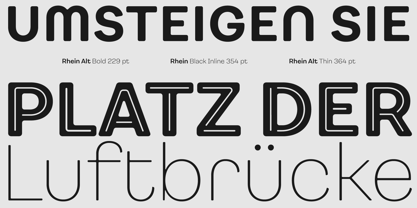 Rhein Font Poster 3