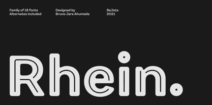 Rhein Font Poster 1