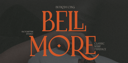 BellMore Font Poster 1