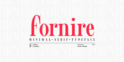 Fornire Font Poster 1