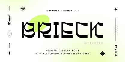 Brieck Font Poster 1
