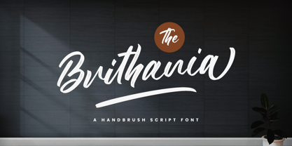 Brithania Font Poster 1