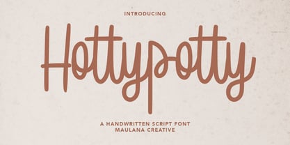 Hotty Potty Font Poster 1
