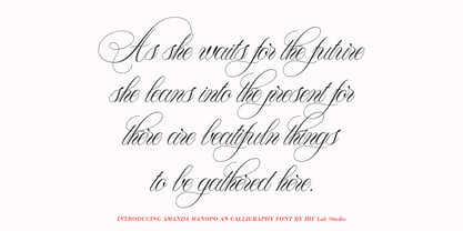 Amanda Manopo Font Poster 2