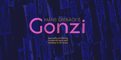 Gonzi Font Poster 1