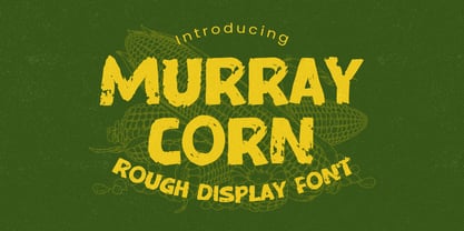 Murray Corn Font Poster 1