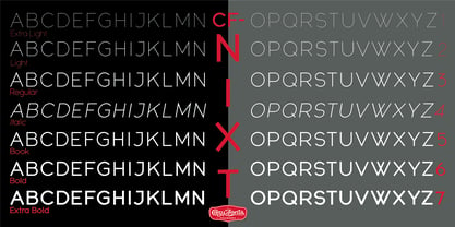 CF Nixt Font Poster 1