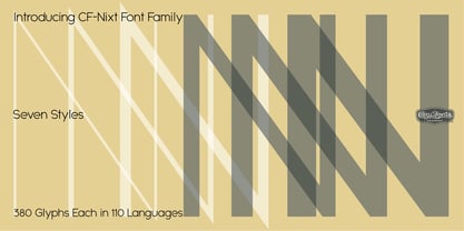 CF Nixt Font Poster 3