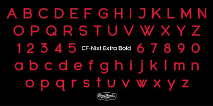 CF Nixt Font Poster 5