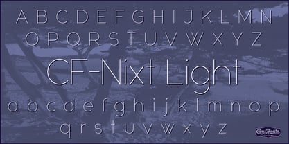 CF Nixt Font Poster 15