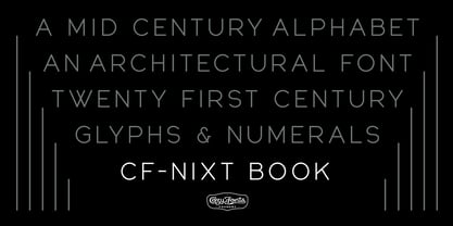 CF Nixt Font Poster 13