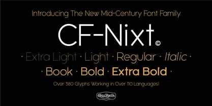 CF Nixt Font Poster 4