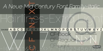 CF Nixt Font Poster 12