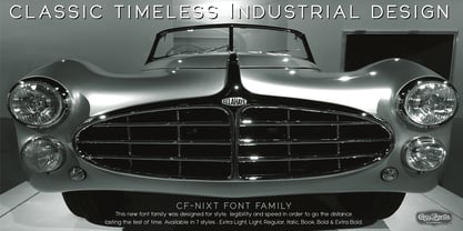 CF Nixt Font Poster 9