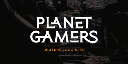 Planet Gamers Font Poster 1