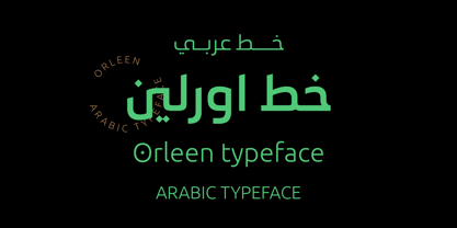 Orleen Arabic Font Poster 1