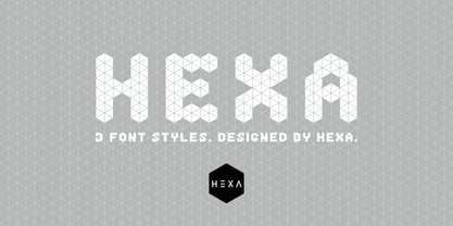 Hexa Font Poster 1