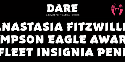 Dare Font Poster 1
