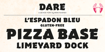 Dare Font Poster 7