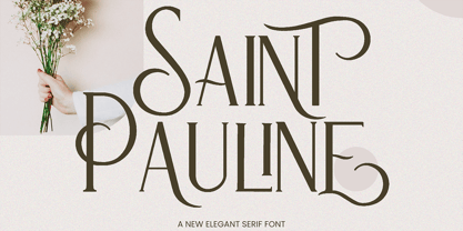 Saint Pauline Font Poster 1