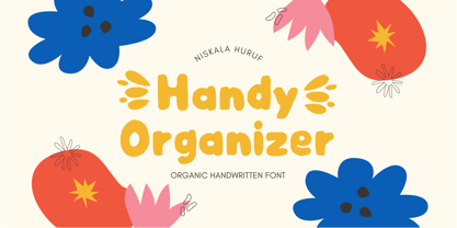 Handy Organizer Font Poster 1