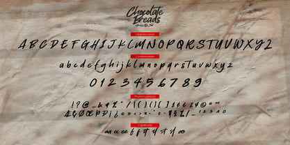 Chocolate Breads Font Poster 7