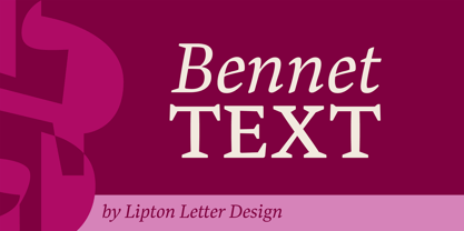 Bennet Text Font Poster 1