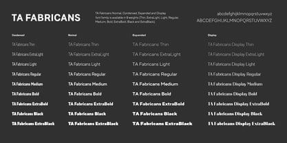 TA Fabricans Font Poster 5