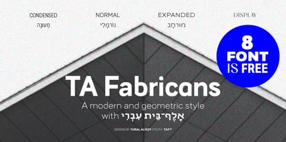TA Fabricans Font Poster 1