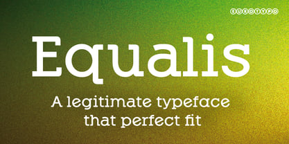 Equalis Font Poster 3