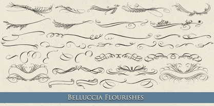 Belluccia Font Poster 10